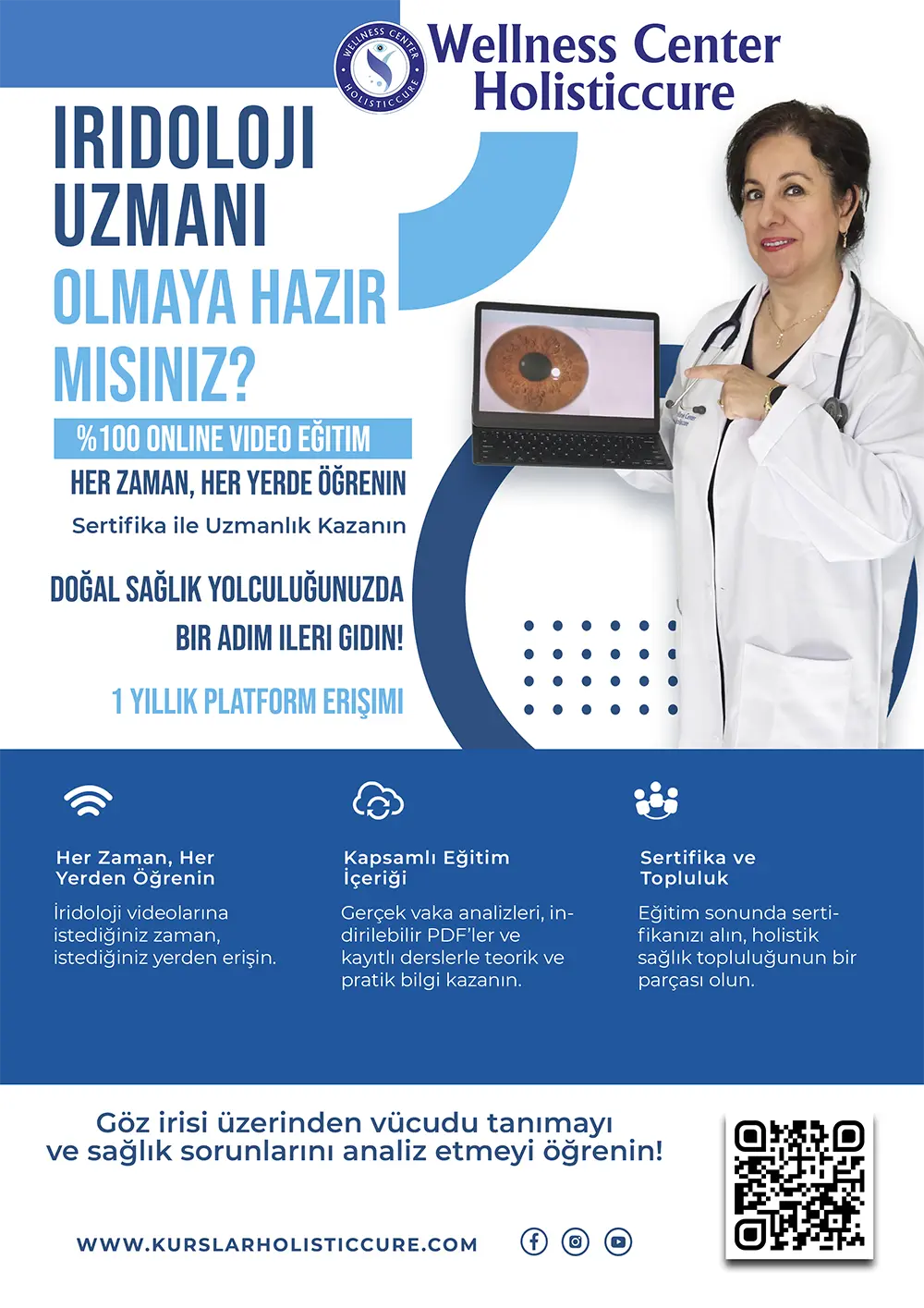 İridoloji Uzmanlık Eğitimi - Wellness Center Holisticcure